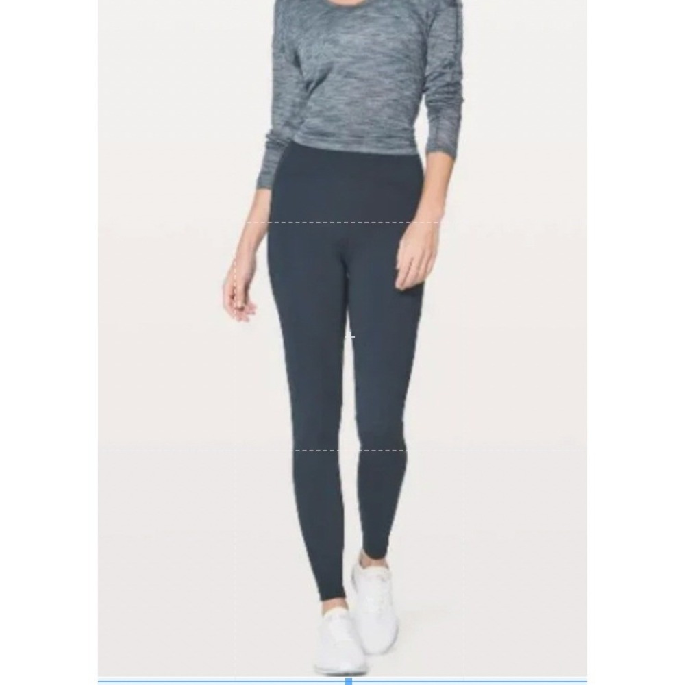 Lululemon Lead The Pack Tight 28" Nocturnal Teal Size 8